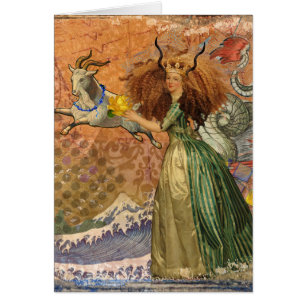Capricorn Woman Goat Whimsical Fun