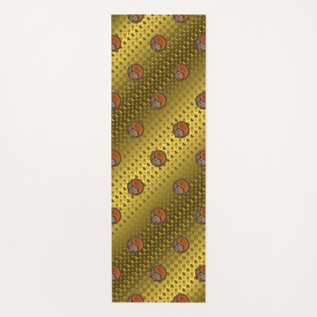 Capricorn & Wood Dragon Yoga Mat (Front)