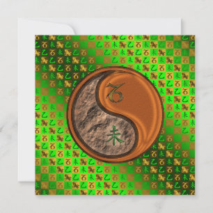 Capricorn & Wood Goat Card