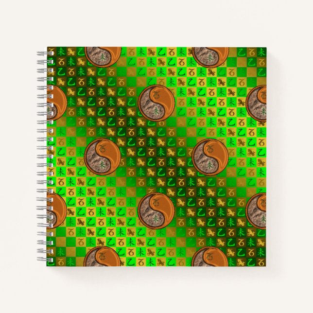 Capricorn & Wood Goat Notebook (Front)