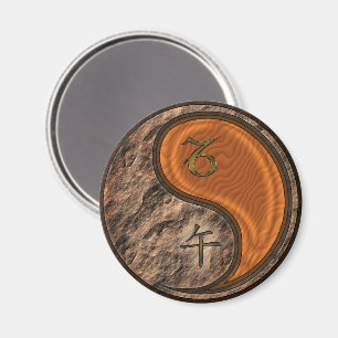 Capricorn & Wood Horse Magnet
