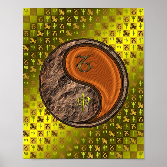 Capricorn & Wood Monkey Poster (Front)