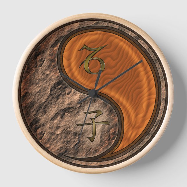 Capricorn & Wood Rat Clock (Front)