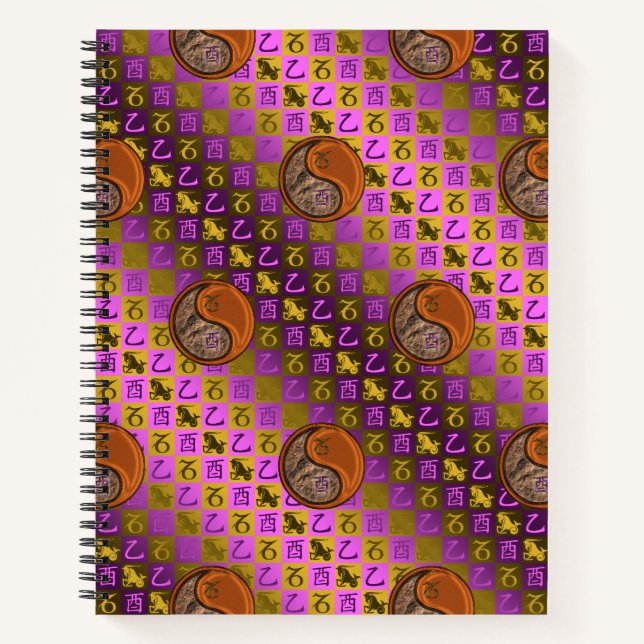 Capricorn & Wood Rooster Notebook (Front)