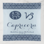 Capricorn Zodiac Baby Blanket