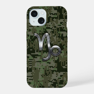 Capricorn Zodiac Connexion vert olive camo numériq