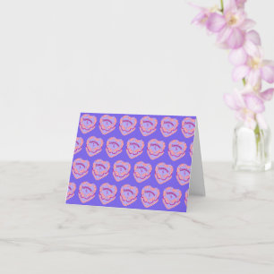Capricorn Zodiac Coquette Heart Birthday Cake Card