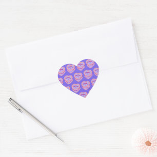 Capricorn Zodiac Coquette Heart Birthday Cake Sticker