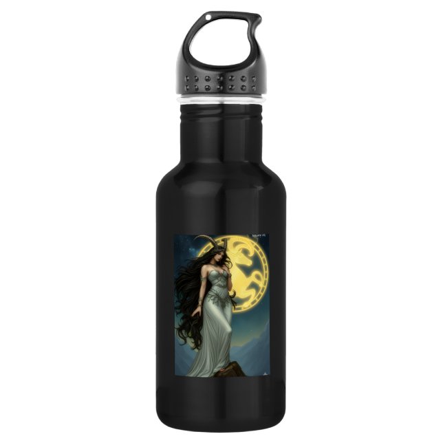 Capricorn Zodiac Elite Water Bottle (Front)