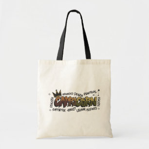 Capricorn Zodiac Graffiti Tote Bag
