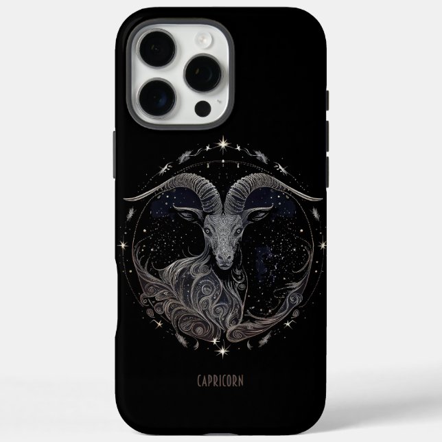 Capricorn Zodiac Horoscope Case-Mate iPhone Case (Back)
