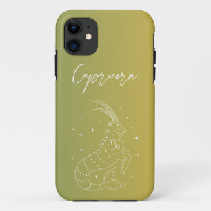 Capricorn zodiac horoscope star sign gradient iPhone 11 case