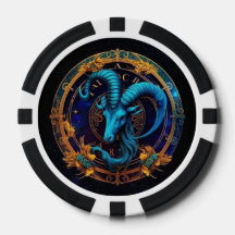 Capricorn Zodiac Poker Chips – Astrology Chips