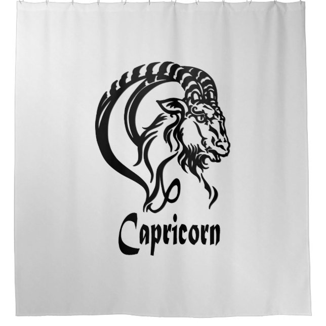 Capricorn Zodiac Sign and Symbol Silver (Front)