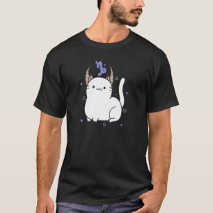 Capricorn Zodiac Sign As A Cat Horoscope T-Shirt