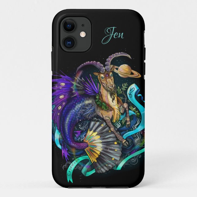 Capricorn Zodiac Sign Case-Mate iPhone Case (Back)