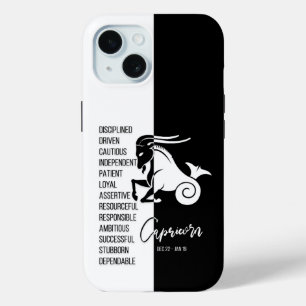 Capricorn Zodiac Sign iPhone 15 Case