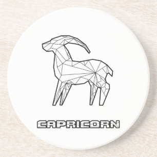 Capricorn Zodiac Sign Coaster
