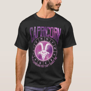 Capricorn Zodiac Sign Funny Astrology Birthday Gif T-Shirt