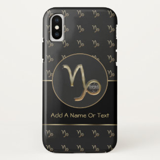 Capricorn Zodiac Sign Personalized iPhone X Case