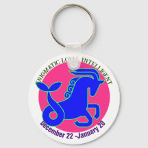 Capricorn Zodiac sign Personalized keychain