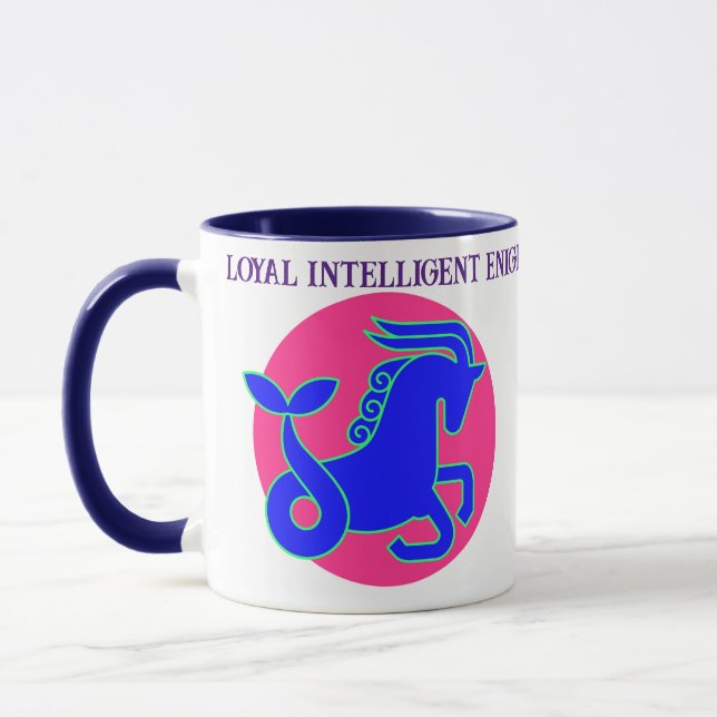 Capricorn Zodiac sign Personalized Mug (Left)