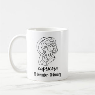 Capricorn, Zodiac Signs Coffee Mug