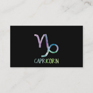 Capricorn Zodiac Symbol Astrology Sea Goat Gift Business Card