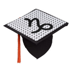 Capricorn Zodiac Symbol Standard by K Yoncich Graduation Cap Topper