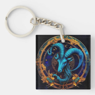 Capricorn Zodiak Keychain