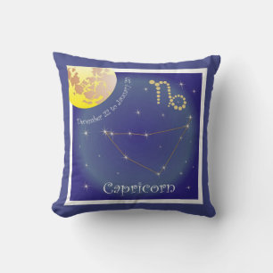 Capricorne 22 décembre au 20 janvier Coussin