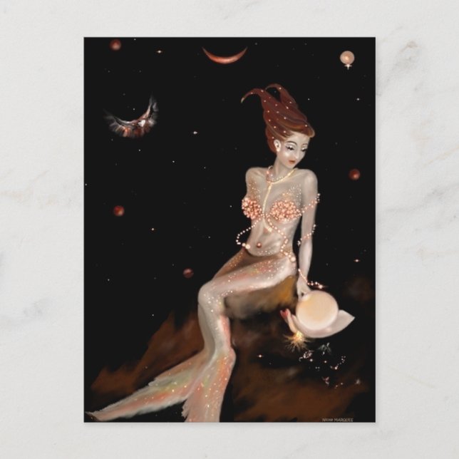 Capricorne, carte postale (Devant)