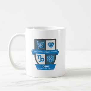 Capricorne Crest d'anniversaire™ pour mug du 22 au