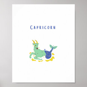 Capricorne rose, zodiaque, impression d'étoiles