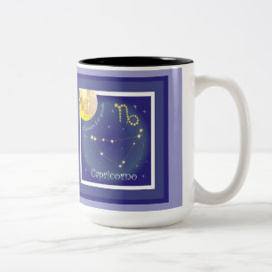 Capricorno 22 dicembre al 20 gennaio Two-Tone coffee mug