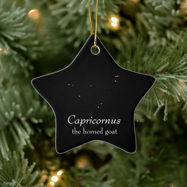 Capricornus Constellation Ceramic Ornament (Tree)