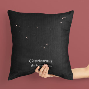 Capricornus Constellation Throw Pillow