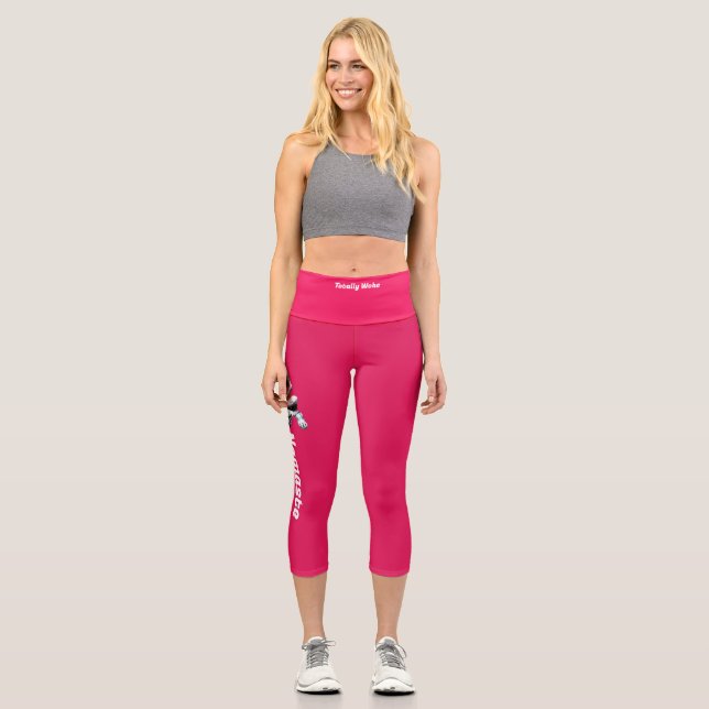 Capris haut taille | Nom | Pantalons de yoga (Recto)