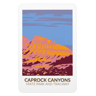 Caprock Canyons State Park and Trailway Texas  Magnet