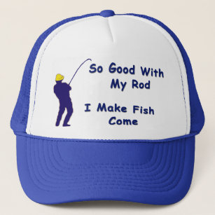 Catch Me If You Can - Funny Fishing Quote for Hats and Caps Cap