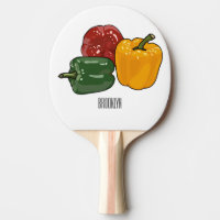Capsicum cartoon illustration