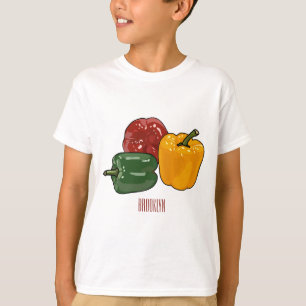 Capsicum cartoon illustration T-Shirt