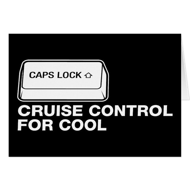 capslock - contrôle de croisière pour le cool (Devant horizontal)