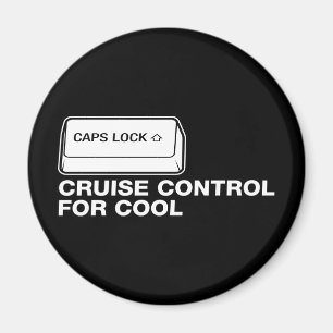capslock - cruise control for cool magnet