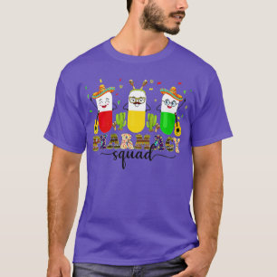 Capsule Pharmacist Pharmacy Squad Mexico Lover Cin T-Shirt
