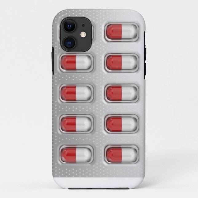 Capsules in blister pack Case-Mate iPhone case (Back)