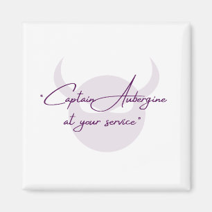 Capt. Aubergine Magnet