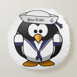 Capt. Penguin Coussin