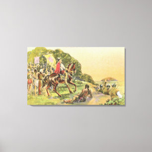 Capt. Portola's First View Canvas Print