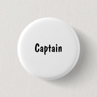 Captain 1 Inch Round Button